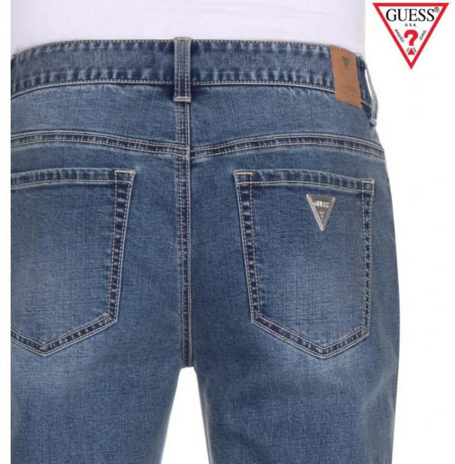 게스 남자 스판 청바지/남자 진/슬림스트레이트핏/테이퍼드핏