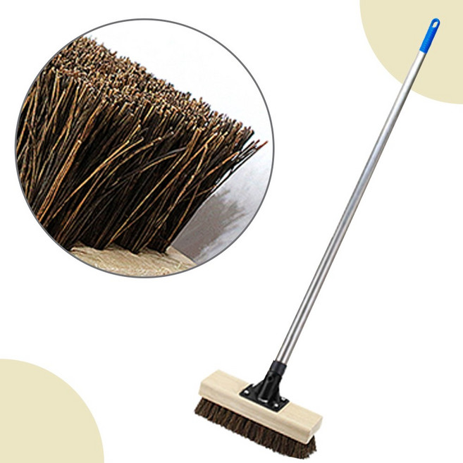 창일무역 레미콘솔 세차솔 30센치 스텐봉 세트 야자솔 야자각솔 코코넛솔 야자 파머솔, 레미콘솔세차솔30센치스크류스텐봉세트, 1개