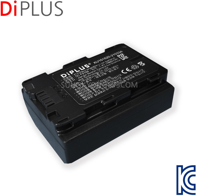 디아이플러스 KC인증 소니 NP-FZ100 호환배터리 알파 A7CR A7M3 A7C2 A6700 A6600 a7r5/a7m4/a7r4/a7cr