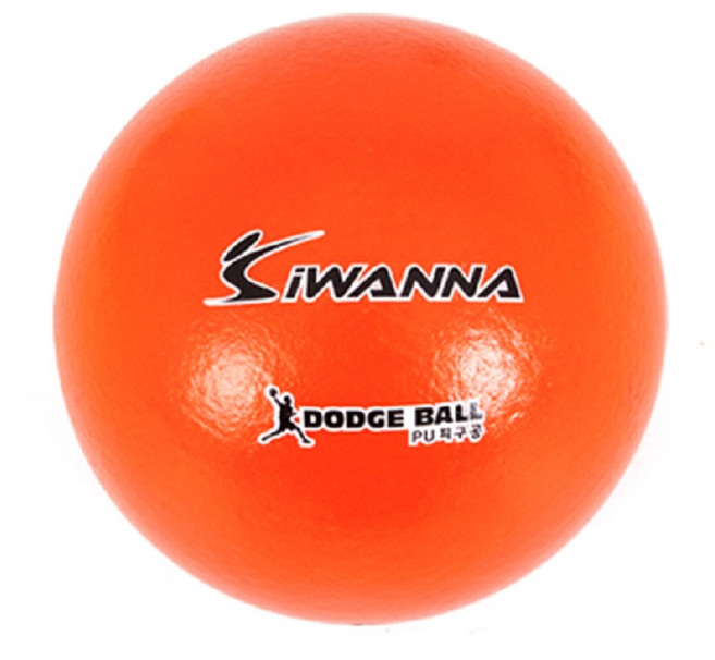 아이워너 소프트한 재질 PU 피구공 4호 오렌지, 1개