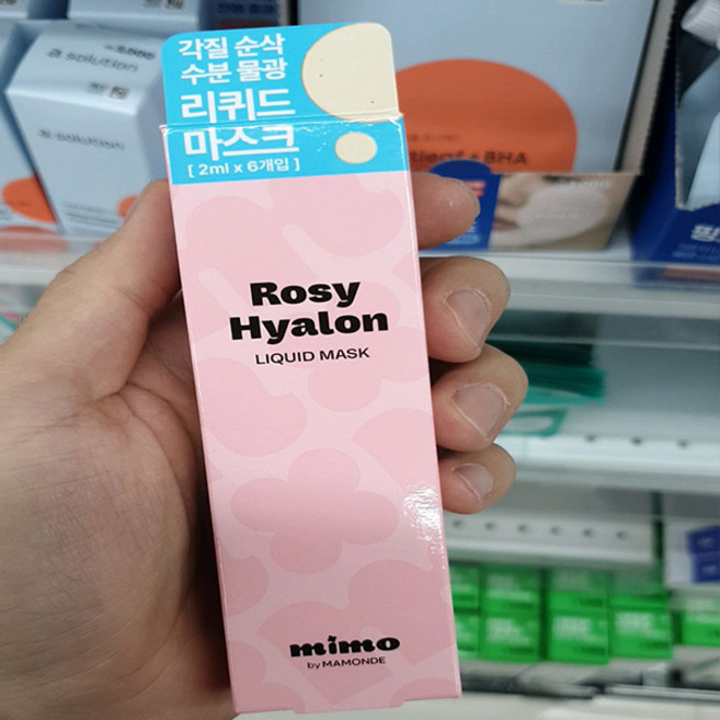 미모 바이 마몽드 로지 히알론 리퀴드 마스크, 1개