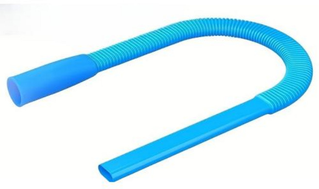 1Pc 건조기 배기 클리너 호스 - 진공 호스 액세서리 청소용 탄성 커넥터가 있는 유연한 실, 1)파란색