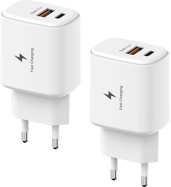 템플러 35W 2포트 C타입 PD 초고속충전기, 2개, 화이트+민트