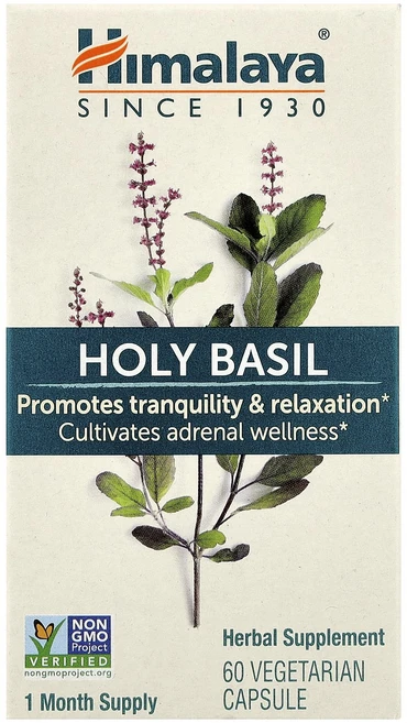 몸관리하세요 겨울입니다 Himalaya 홀리 바실 60 채식 캡슐 특별관리진행, 1개 - 쿠팡