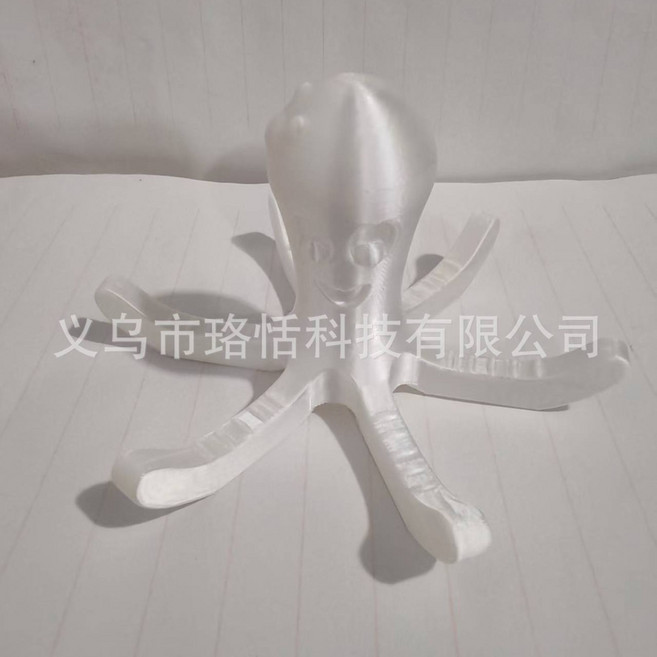 章魚造型水杯瀝水架，3D列印創意居家擺件, 白色, 1個