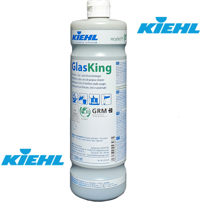 글라스킹 1L 유리및 방수표면 강력 세정제 스퀴지 전용 유럽 친환경획득 독일키엘, 1개