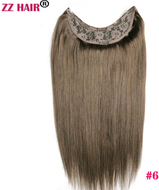 붙임머리 가발 헤어피스 ZZHAIR 100 브라질 인간 레미 헤어 익스텐션 120g140g 16"24" U 피스 클립인 내추럴 스트레이트, 옵션06) 26inches 140g, 옵션11) #6