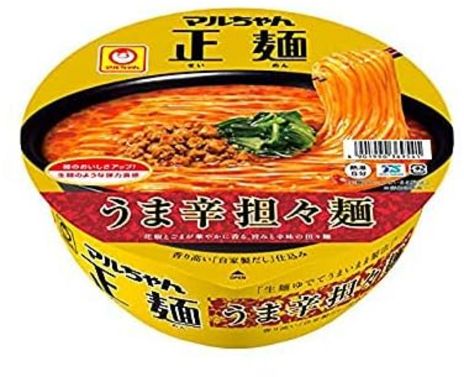 동양수산 마루짱 정면 컵 맛있는 탄탄면 126g×12개, 1개