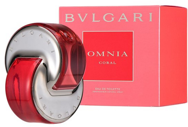 불가리 옴니아 코랄 오 드 뚜왈렛 EDT +쇼퍼 백, 1개, 100ml