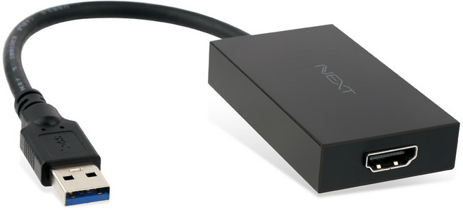 넥스트 이지넷유비쿼터스 USB 3.0 to HDMI 디스플레이 어댑터, USB3.0 to HDMI 컨버터-[313DPHU3], 1개