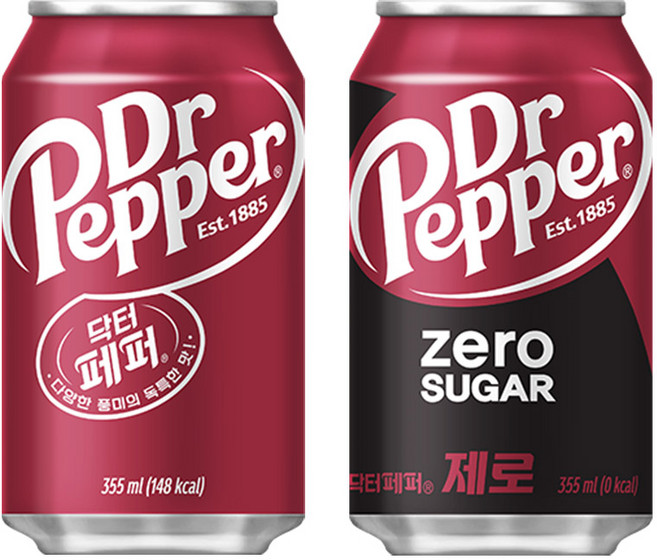 닥터페퍼 오리지널24+제로24, 1세트, 355ml