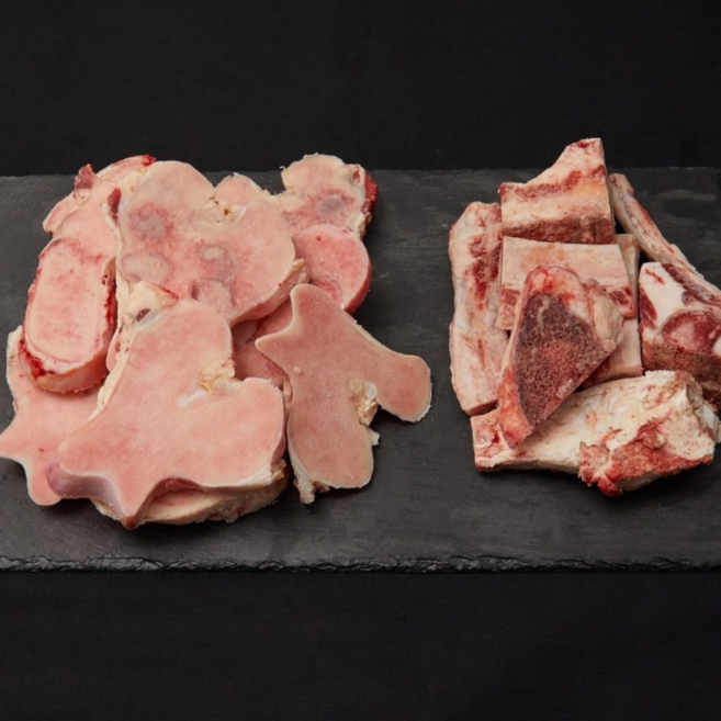 [마장동미친소] 국내산 한우1++ 왕사골 2.7~3kg[냉동]+갈비뼈1kg, 1개