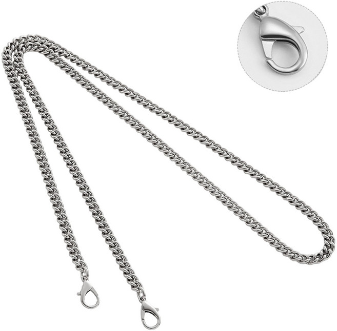 가방 체인 스트랩 고급 가방 체인줄 은색 가방체인줄 여성 가방 체인 교체용 체인스트랩 가방줄 가방 액세서리