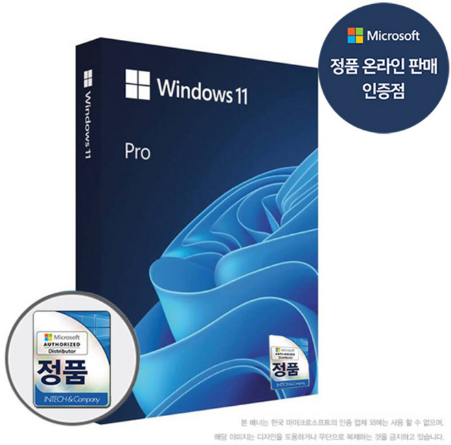 마이크로소프트 Windows 11 Pro (FPP/한글/USB)