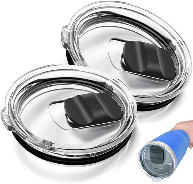 Yeti 대체 텀블러 교체 뚜껑 2PCS 591.5ml20온스 304ml1024온스 머그 및 295.7ml10온스