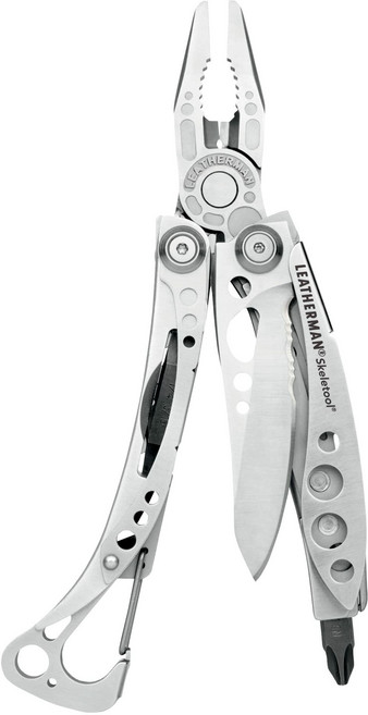 레더맨 (Leatherman) 스켈레툴 스테인리스 스틸 7-in-1 멀티툴, Stainless Steel, 1개