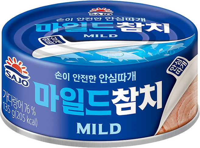 사조 마일드 참치, 135g, 8개