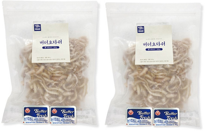 굿브랜드 버터 오다리 500g 2봉지 (버터증정)