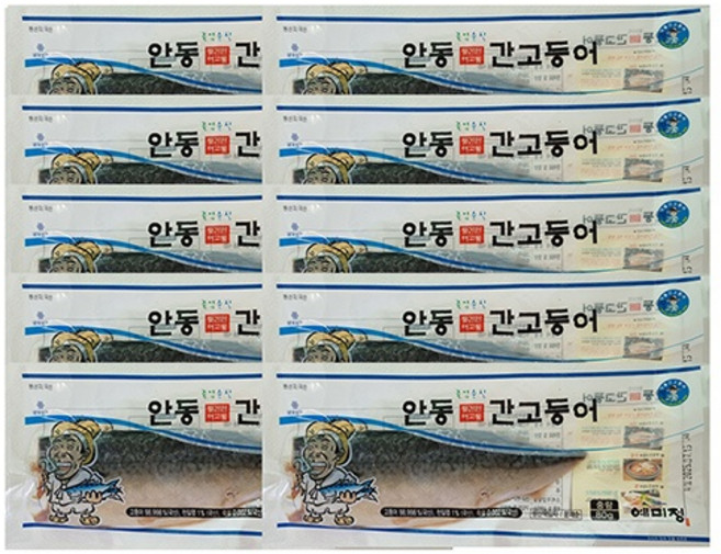 이동삼 안동간고등어 국내산 순살 80g x 10팩, 10개, 80g(1개)