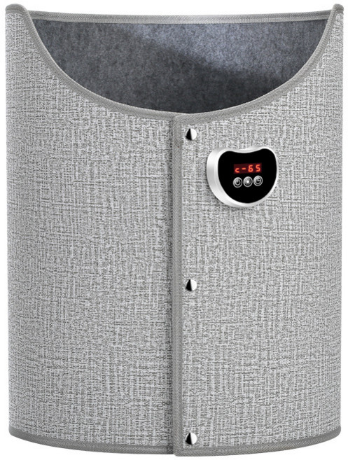 Sorpci접이식 히팅패드 파티션히터 서라운드 판넬식 사무실난방파티션, 그레이, 1