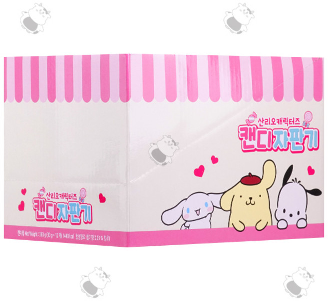 산리오 캔디 자판기 12개 한박스, 30g