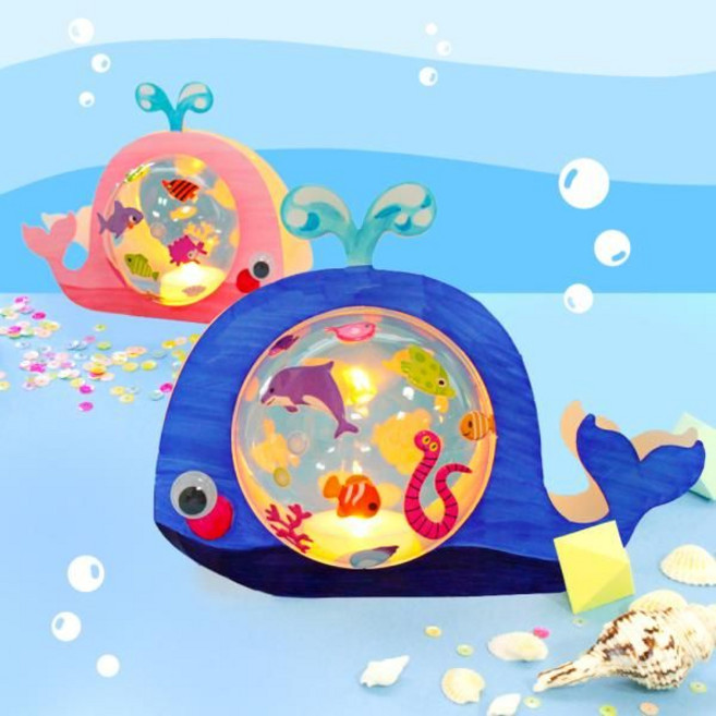 바다고래 조명등 5set, 1개