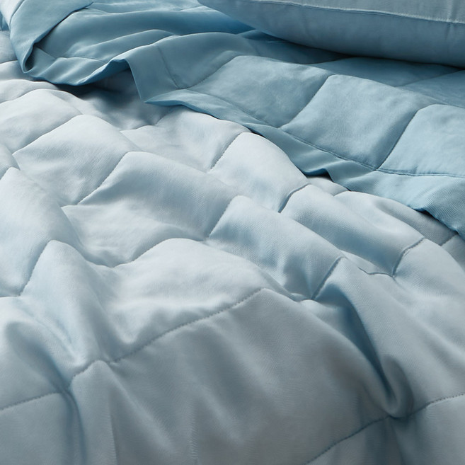 [이불단품] 국산 풍기인견 100% 냉장고 아이스 쿨링 냉감 여름 2인용 얇은 차렵 홑이불 침구 퀸킹 QK