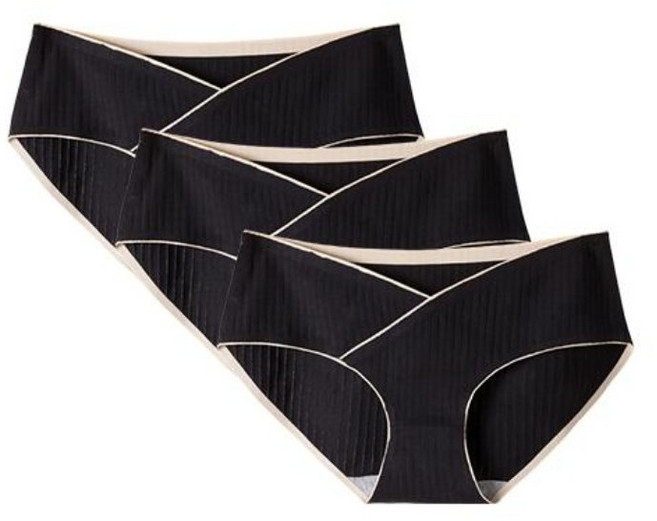 오티온 임산부 v랩 로우 심리스 순면팬티 3p