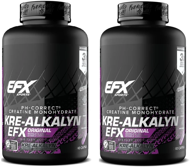 EFX KRE-ALKALYN EFX 크레 알카린 240캡슐 X 2개, 240정 - 쿠팡