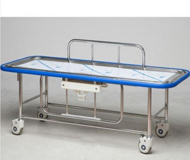 스텐 샤워카 평 목욕용카 샤워트롤리 샤워침대 목욕카 목욕베드 샤워베드, 1개