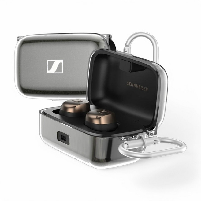 젠하이저 모멘텀 트루 와이어리스 4 크리스탈 클리어 케이스, 젠하이저 모멘텀 트루 와이어리스4, 투명, 1개