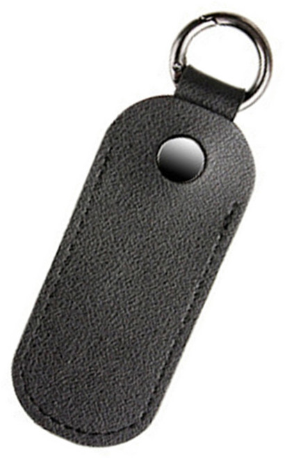 PU 가죽 플래시 드라이브 케이스 USB 스토리지 백 소형 및 내구성 메모리 스틱 보호 백을위한 USB 드라이브 및 케이블, 검은색
