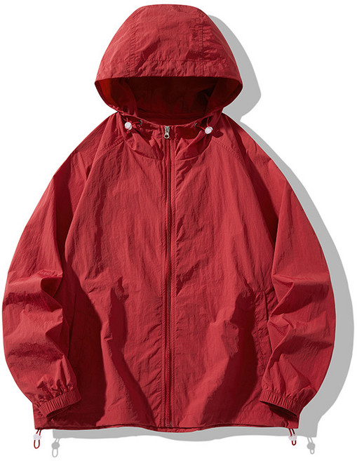 NEW 남녀 공용 초경량 바람막이 자켓 루즈핏 후드 집업 아웃 도어 등산 윈드브레이커