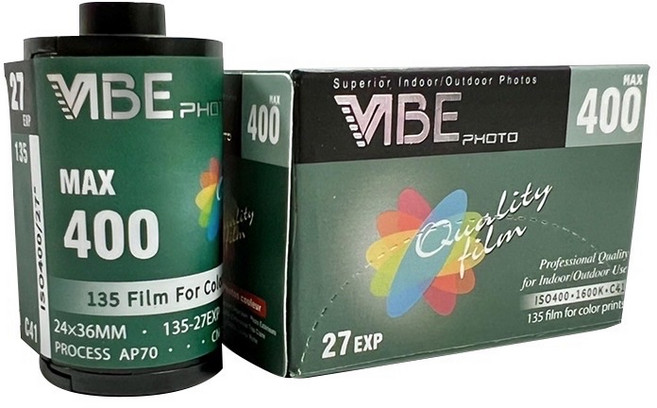 VIBE 135 彩色負片 400度 27張, 1個, VIBE 400度