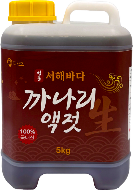 두도액젓 국산 명품 백령도 다조푸드 명품 까나리액젓, 1개, 4L