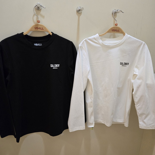 부산대NC 유솔 깔끔한 기본티_ 셔츠 속 후드 속 레이어드로도 굿 UNI 싱글 에센셜 티셔츠 ULLA25S3K