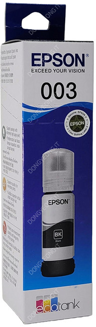 L3200 정품 엡손 검정 잉크 003, 1개, 기본