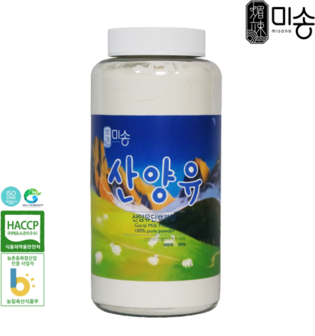 미송 산양유 단백 분말(프로틴/분유), 1개, 300g