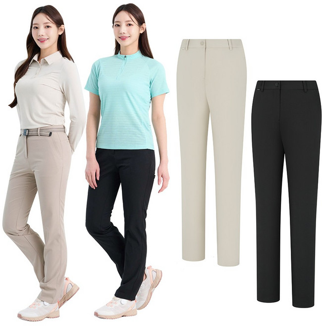 콜핑 여성 하이쿨 시원한 등산 스판 밴딩 바지 아나이(여) KWP9980W