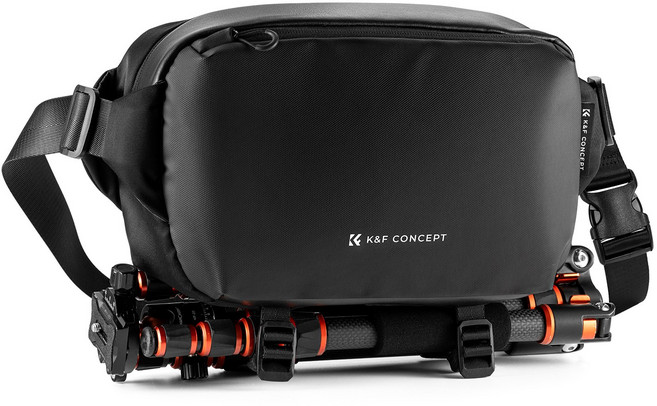 K&F CONCEPT 카메라 슬링백 숄더백 10L KF13.157, 블랙, 1개