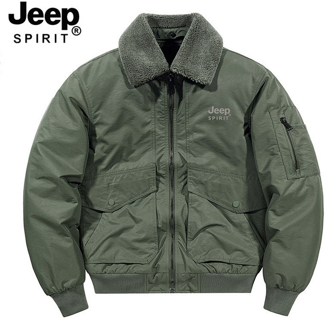 지프스피릿 남성 가을 겨울 퍼 칼라 탈부착자켓 항공점퍼 캐주얼 자켓 카고자켓 7911