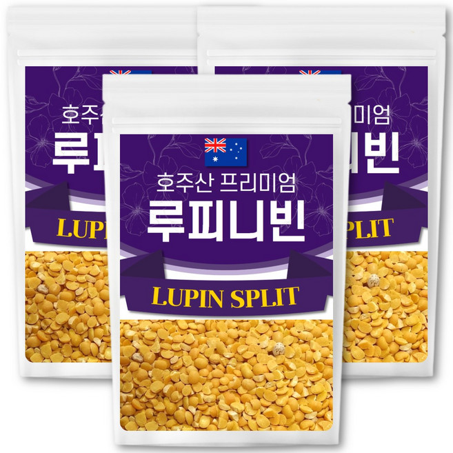 The큰나무 최상급 루피니빈 콩 호주산 루핀콩, 1kg, 3개