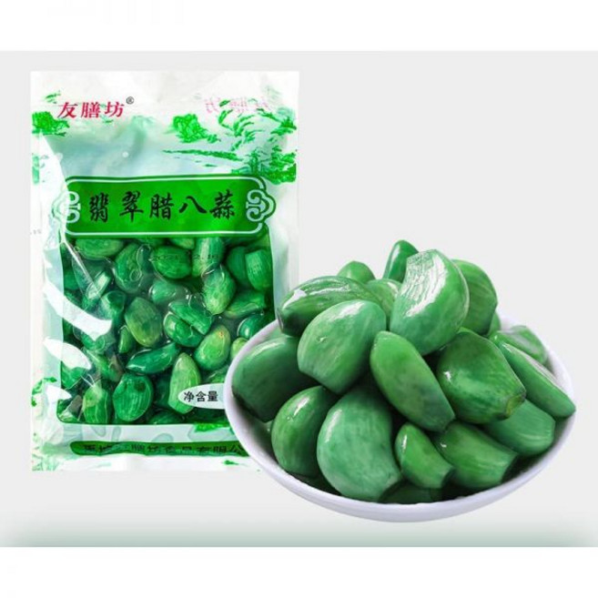 라바 마늘 제이드 신선한 녹색 절인 채소 식초로 설탕 산둥 스페셜 핫 앤 사워 (2봉지), 1 bag, 250g