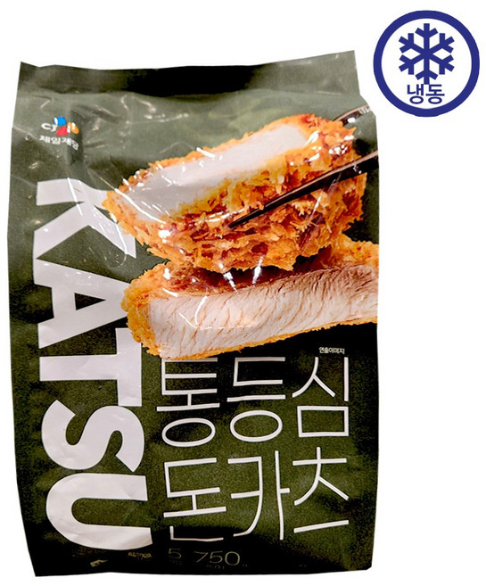 트레이더스 CJ 통등심 돈카츠, 750g, 1개