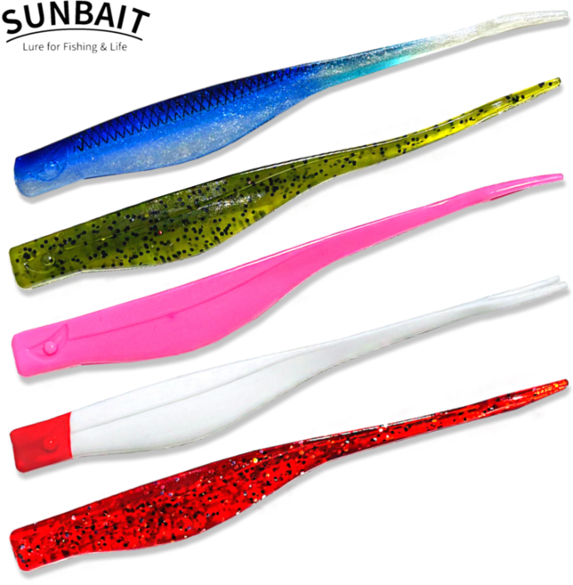 SF포에버 6.3인치 광어웜, 050 레드헤드