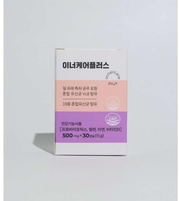 여성 질유산균 Durabac 4중방어코팅 (30캡슐/1개월) 이너케어플러스 건강기능식품, 1개, 30정