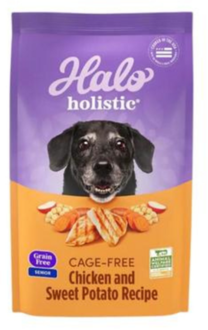 HALO 嘿囉 無穀狗乾糧 新包裝配方升級, 1個, 熟齡犬-雞肉, 4.54kg, no this value