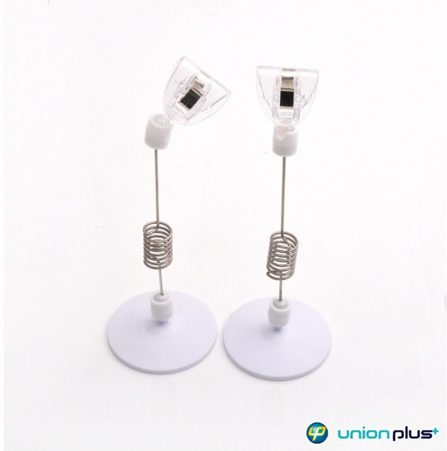 원판 스프링 스탠드 메모 이름표 가격표 네임택 집게 50 x 140