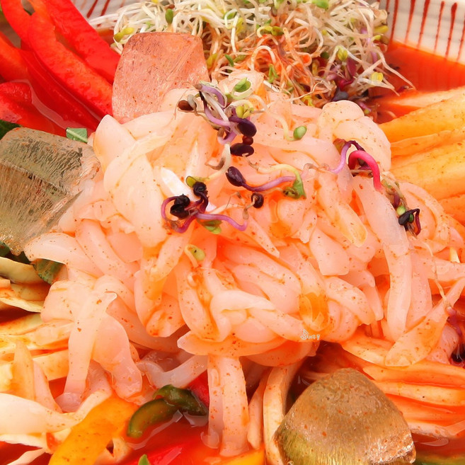 새우몰 갑오징어 물회세트 4인분(1.3kg) 갑오징어채500g + 물회육수800g(400gx2), 1개