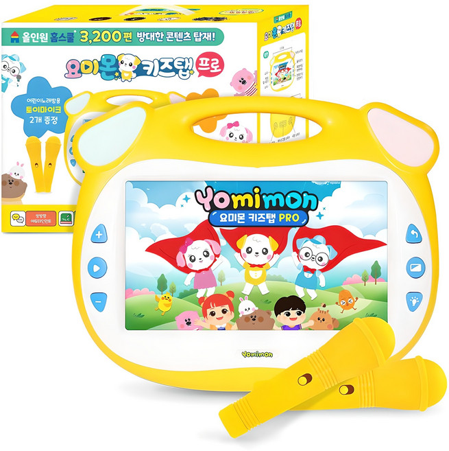 요미몬 아동용 키즈탭 프로, 혼합색상, 1개